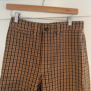 Plaid trousers from Madewell